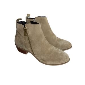 DIBA Tan Suede Bootie Boot